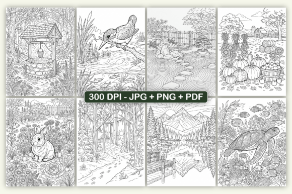 Anxiety Relief Coloring Pages for Adults - Image 3