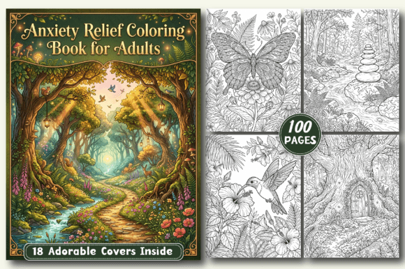 Anxiety Relief Coloring Pages for Adults